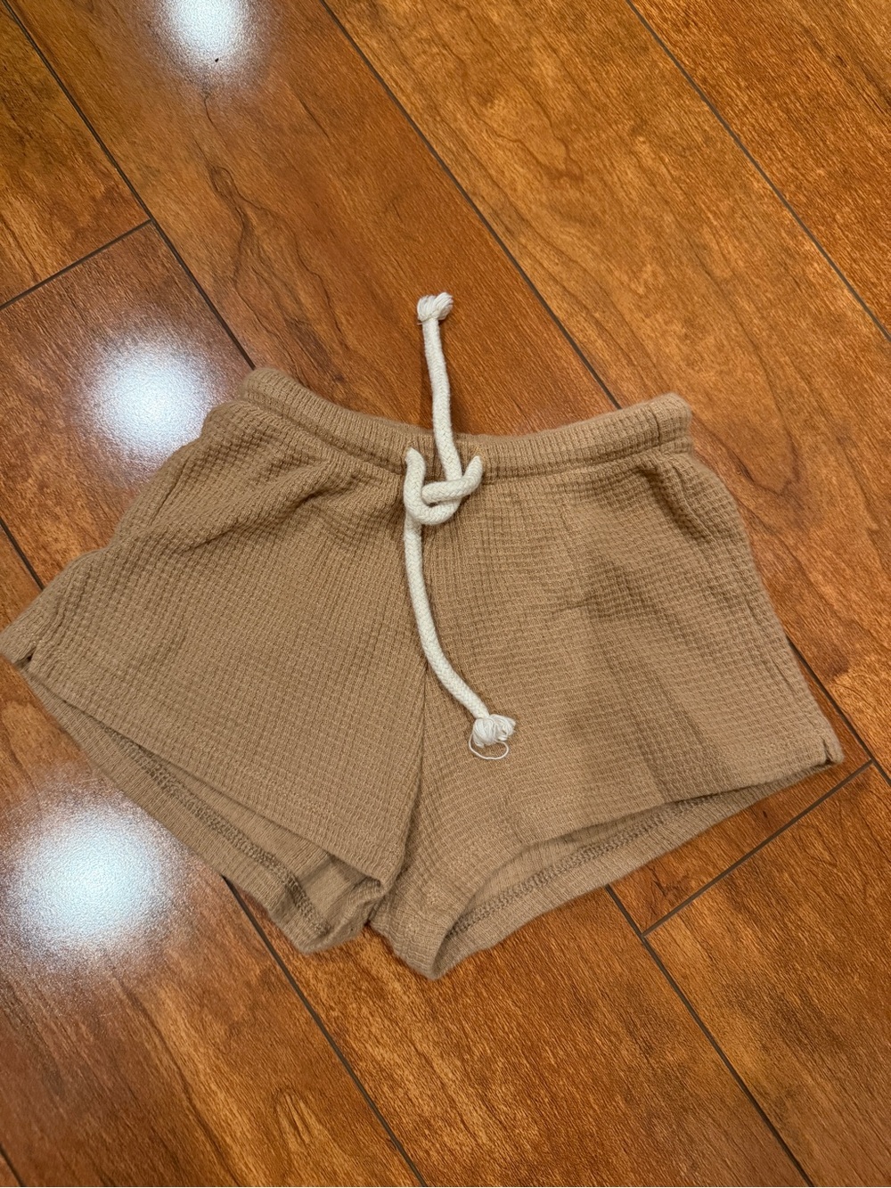Organic Zoo CLAYPOT WAFFLE ROPE SHORTS | 100% organic waffle cotton